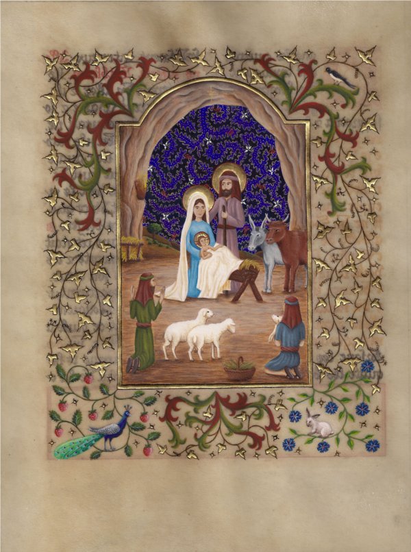 Nativité | Lux et Lumen – Atelier d'enluminure